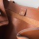 Celine Medium Cabas Anais Cuir Triomphe Bag in Brown Leather