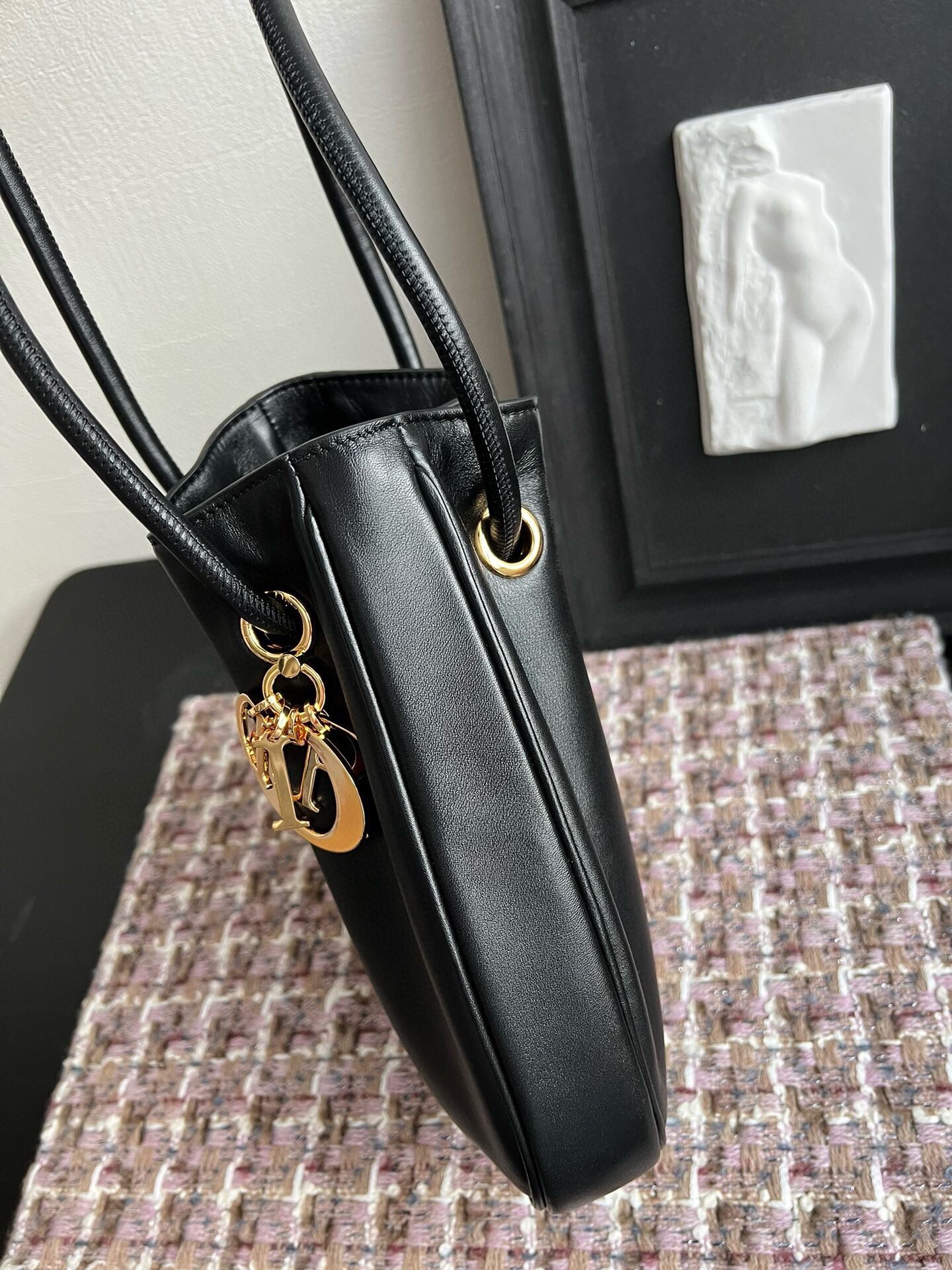 Dior Nolita Medium Bag in Black Calfskin