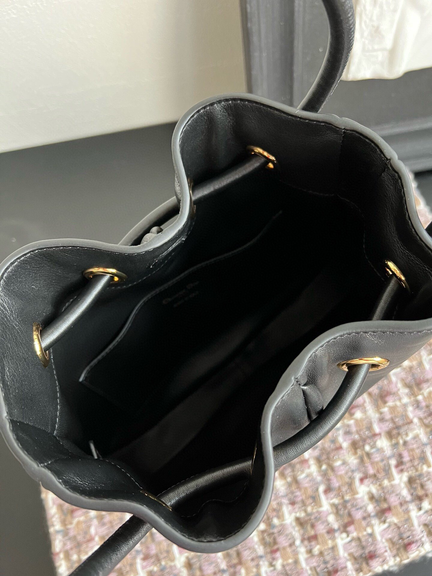 Dior Nolita Medium Bag in Black Calfskin