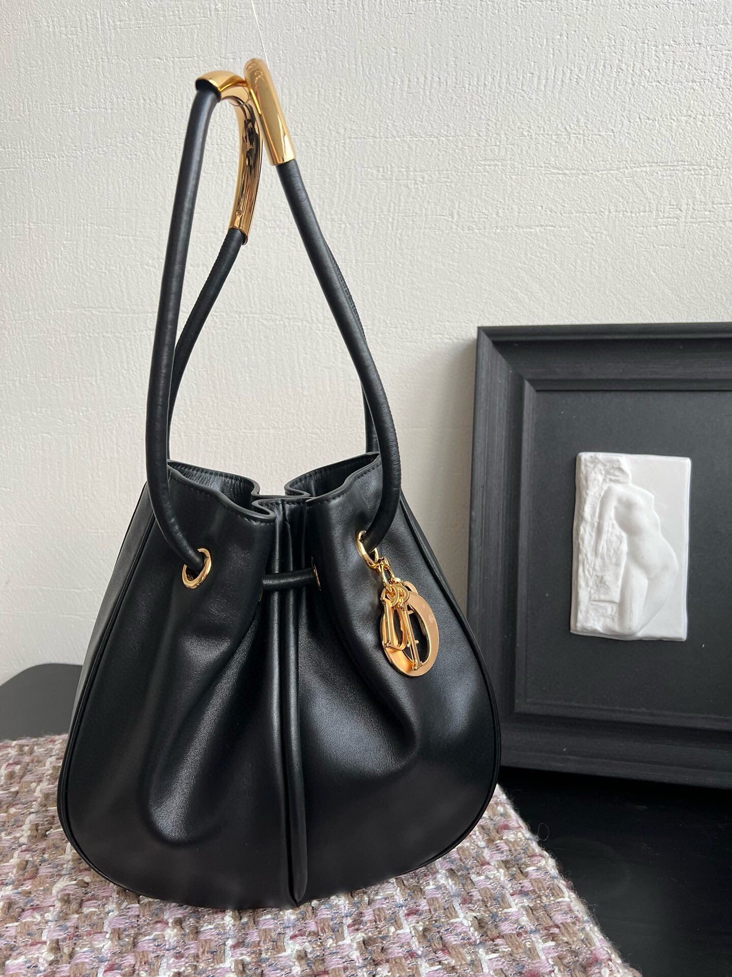 Dior Nolita Medium Bag in Black Calfskin