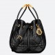 Dior Nolita Medium Bag in Black Macrocannage Lambskin