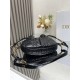 Dior Nolita Medium Bag in Black Macrocannage Lambskin