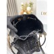 Dior Nolita Medium Bag in Black Macrocannage Lambskin