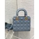 Dior Small Lady Dior My ABCDior Bag in Sky Blue Lambskin