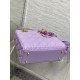 Dior Small Lady Dior Bag in Lilas Lambskin with Resin Charms