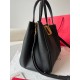 Valentino Alltime Medium Bag in Black Grained Calfskin