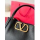 Valentino Alltime Medium Bag in Black Grained Calfskin