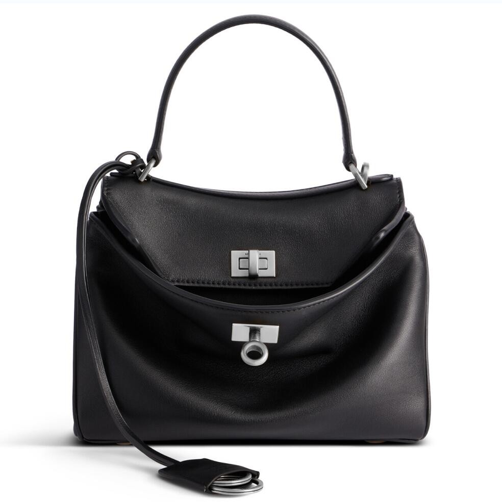 Balenciaga Rodeo Mini Bag in Noir Calfskin