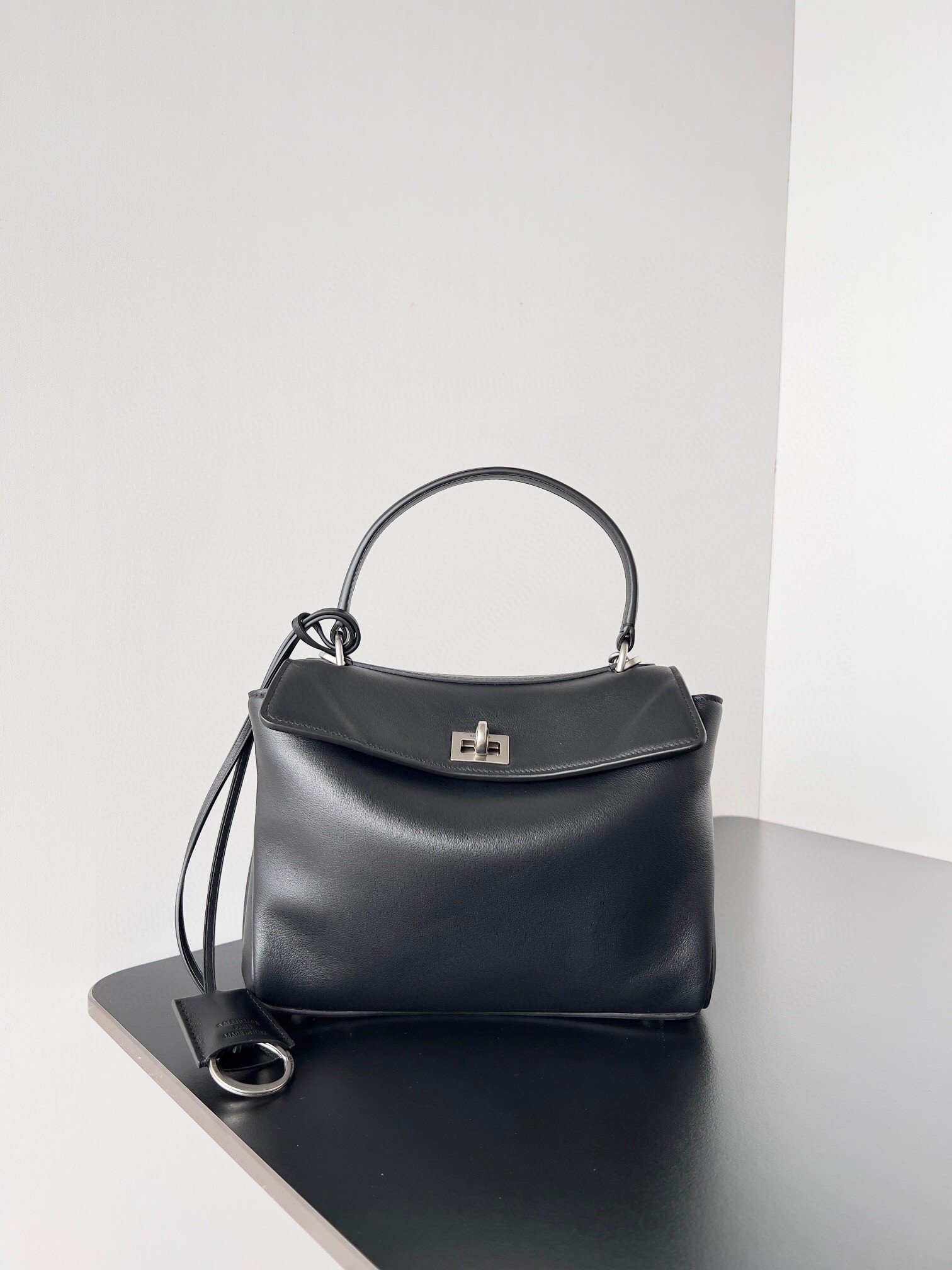 Balenciaga Rodeo Mini Bag in Noir Calfskin