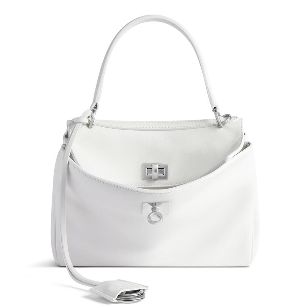 Balenciaga Rodeo Mini Bag in White Calfskin