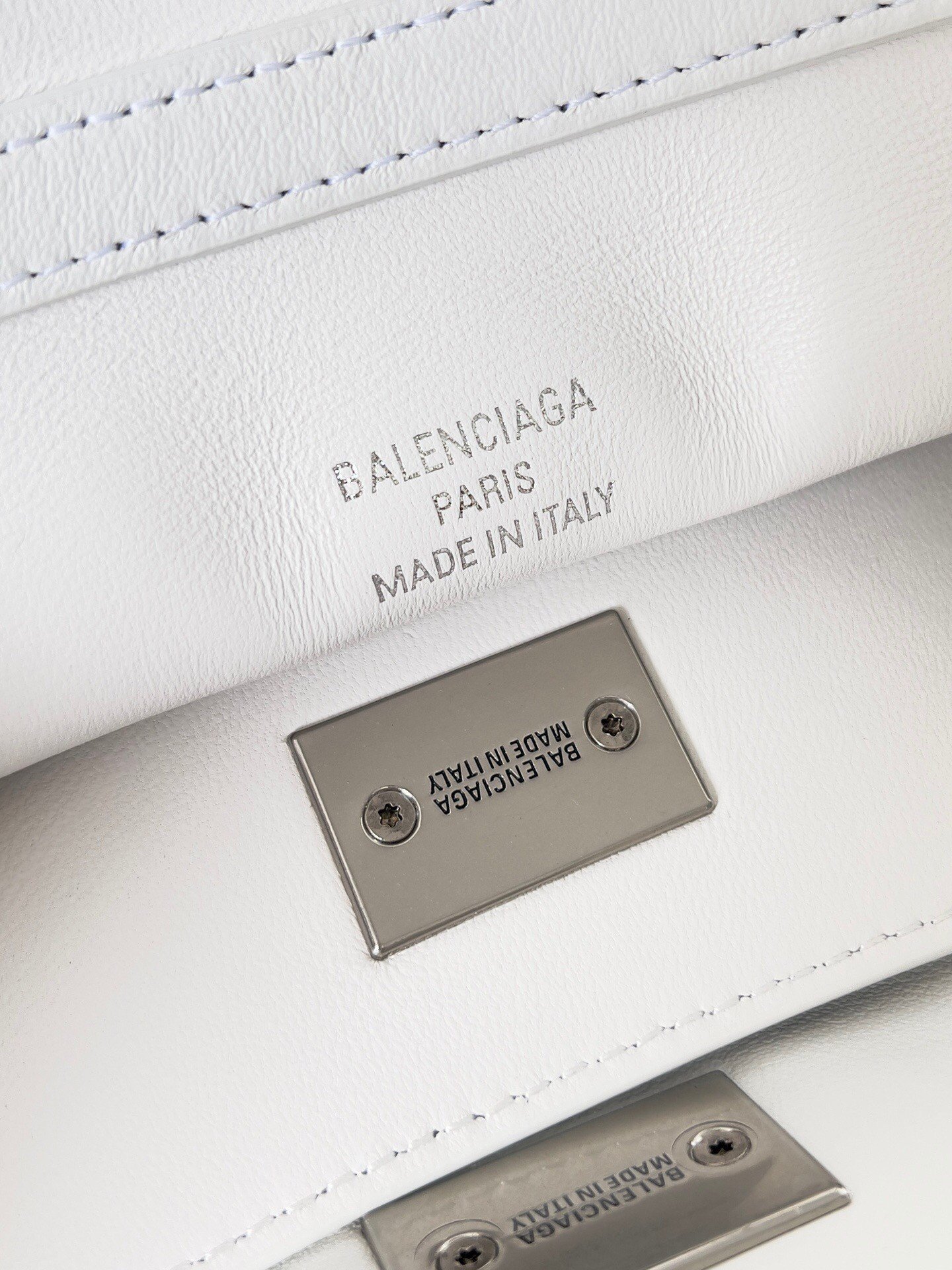 Balenciaga Rodeo Mini Bag in White Calfskin