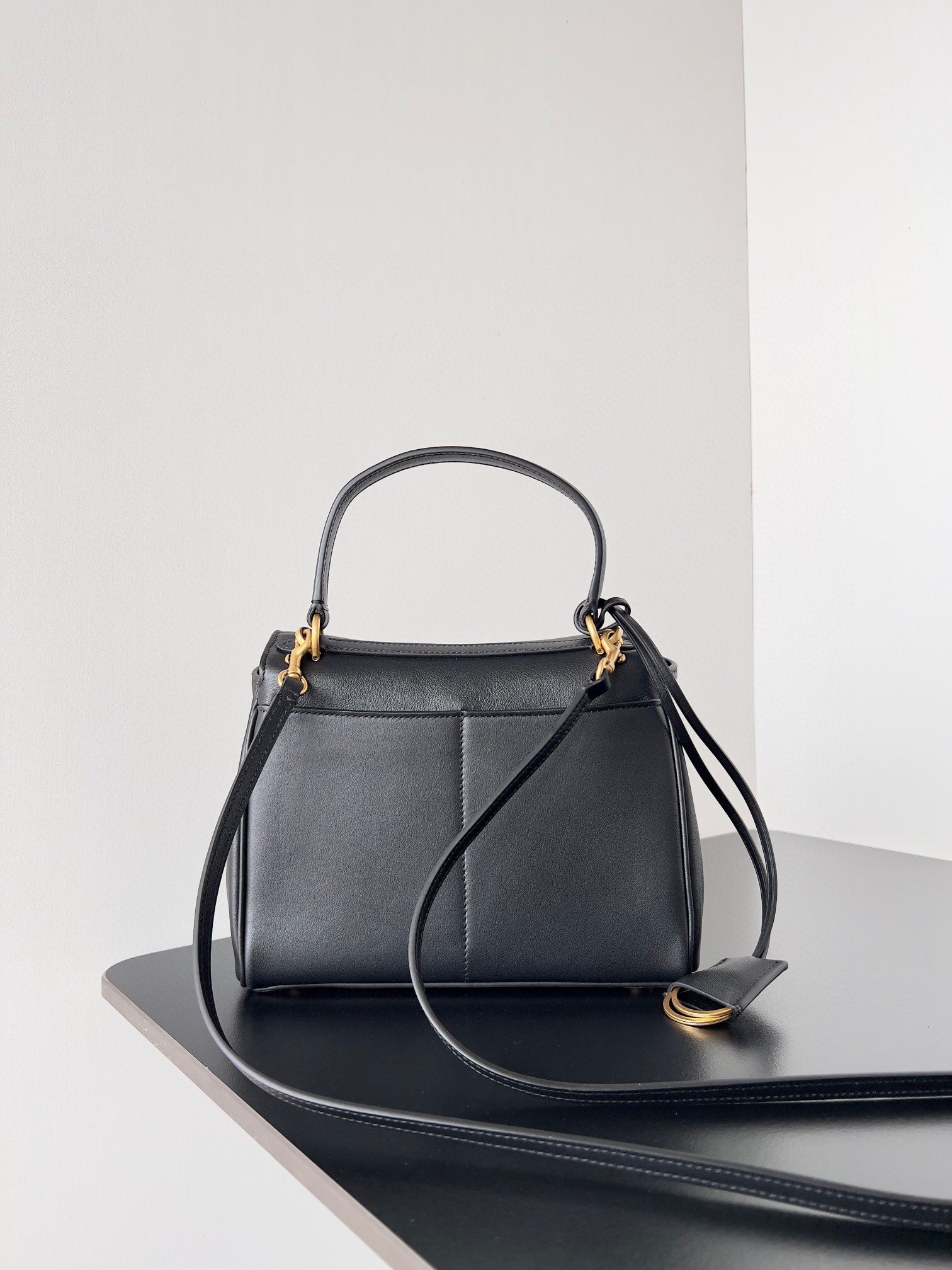 Balenciaga Rodeo Mini Bag in Black Calfskin