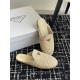 Prada Women's Crochet Mules in Natural Raffia