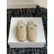 Prada Women's Crochet Mules in Natural Raffia