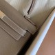 Hermes Kelly Retourne 28 Handmade Bag In Taupe Togo Leather