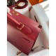 Hermes Kelly Sellier 32 Handmade Bag In Red Epsom Calfskin