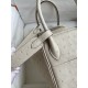 Hermes Lindy 26 Handmade Bag In Craie Ostrich Leather