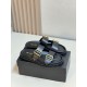 Prada Women's Strap Slides Sandals in Black Leather