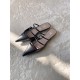 Valentino Rockstud Wispy Mules in Black Leather