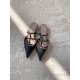 Valentino Rockstud Wispy Mules in Black Leather