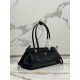 Prada Medium Tote Bag in Black Soft Leather