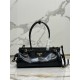 Prada Medium Tote Bag in Black Soft Leather