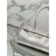 Prada Medium Tote Bag in Ivory Soft Leather