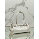 Prada Medium Tote Bag in Ivory Soft Leather