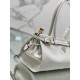 Prada Medium Tote Bag in Ivory Soft Leather