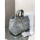 Dior Toujours Large Bag in Grey Macrocannage Calfskin