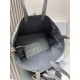 Dior Toujours Large Bag in Grey Macrocannage Calfskin