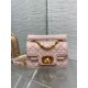 Dior Mini Jolie Top Handle Bag in Pink Cannage Calfskin