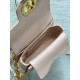 Dior Mini Jolie Top Handle Bag in Pink Cannage Calfskin