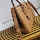 Prada Galleria Large Tote Bag in Brown Calfskin