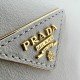 Prada Galleria Large Tote Bag in White Calfskin