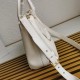 Prada Galleria Large Tote Bag in White Calfskin