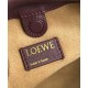 Loewe Mini Flamenco Purse Bag in Burgundy Nappa Lambskin