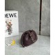 Loewe Mini Flamenco Purse Bag in Burgundy Nappa Lambskin