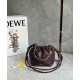 Loewe Mini Flamenco Purse Bag in Burgundy Nappa Lambskin