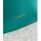 Loewe Mini Flamenco Purse Bag in Green Nappa Lambskin