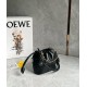 Loewe Mini Flamenco Purse Bag in Black Nappa Lambskin