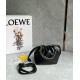 Loewe Mini Flamenco Purse Bag in Black Nappa Lambskin