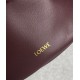 Loewe Flamenco Purse Bucket Bag in Burgundy Nappa Lambskin