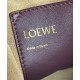 Loewe Flamenco Purse Bucket Bag in Burgundy Nappa Lambskin