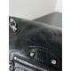 Balenciaga Le City Small Bag in Black Arena Lambskin