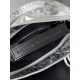 Balenciaga Le City Small Bag in Silver Metallic Lambskin