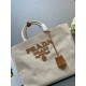 Prada Large Blend Tote Bag in Linen