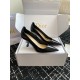 Dior Tribales Pumps 80mm in Black Patent Calfskin