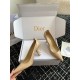 Dior Tribales Pumps 80mm in Nude Patent Calfskin