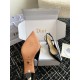 Dior Tribales Pumps Slingback 80mm in Black Patent Calfskin